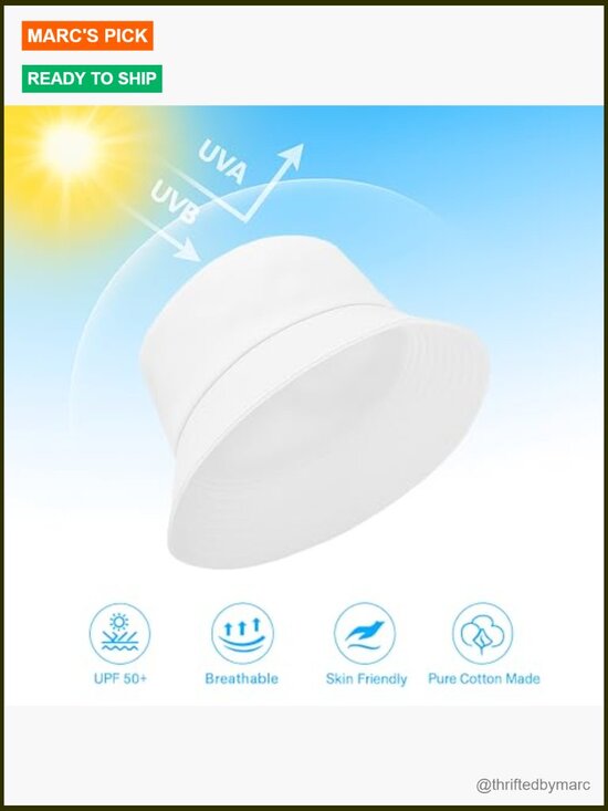 12 Bulk Cotton Bucket Hats Unisex Adult Sun Protection Foldable Fishing